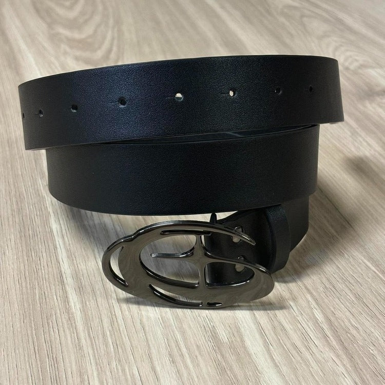 0434 - Black Buckle Star Moon Belt - Image 5