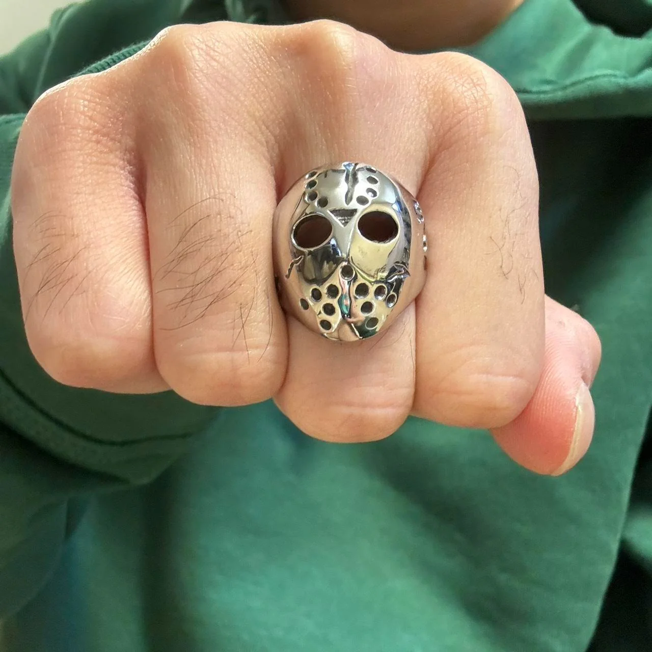 0501 - Jason Hockey Mask Ring - Image 6