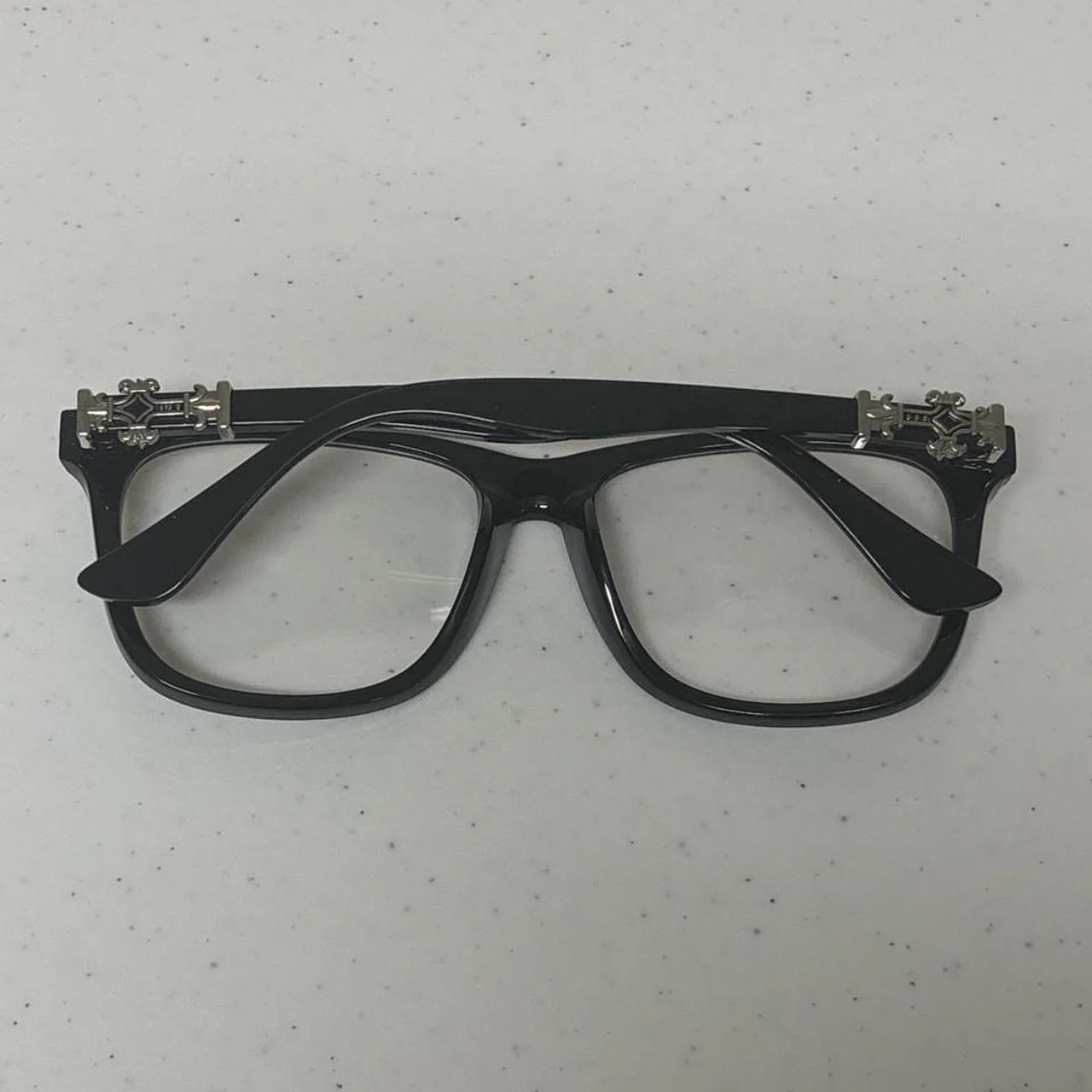 Gothic Cross Frame Glasses - Image 4
