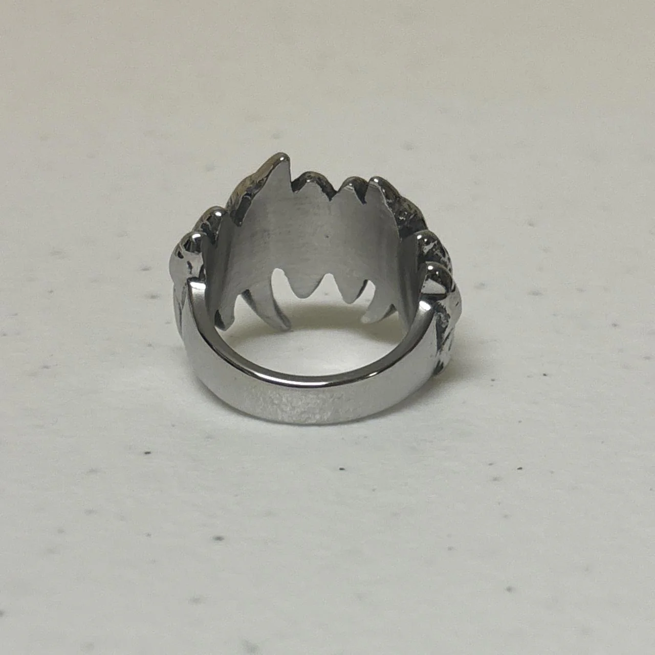 0585 - Steel Fang Ring - Image 3