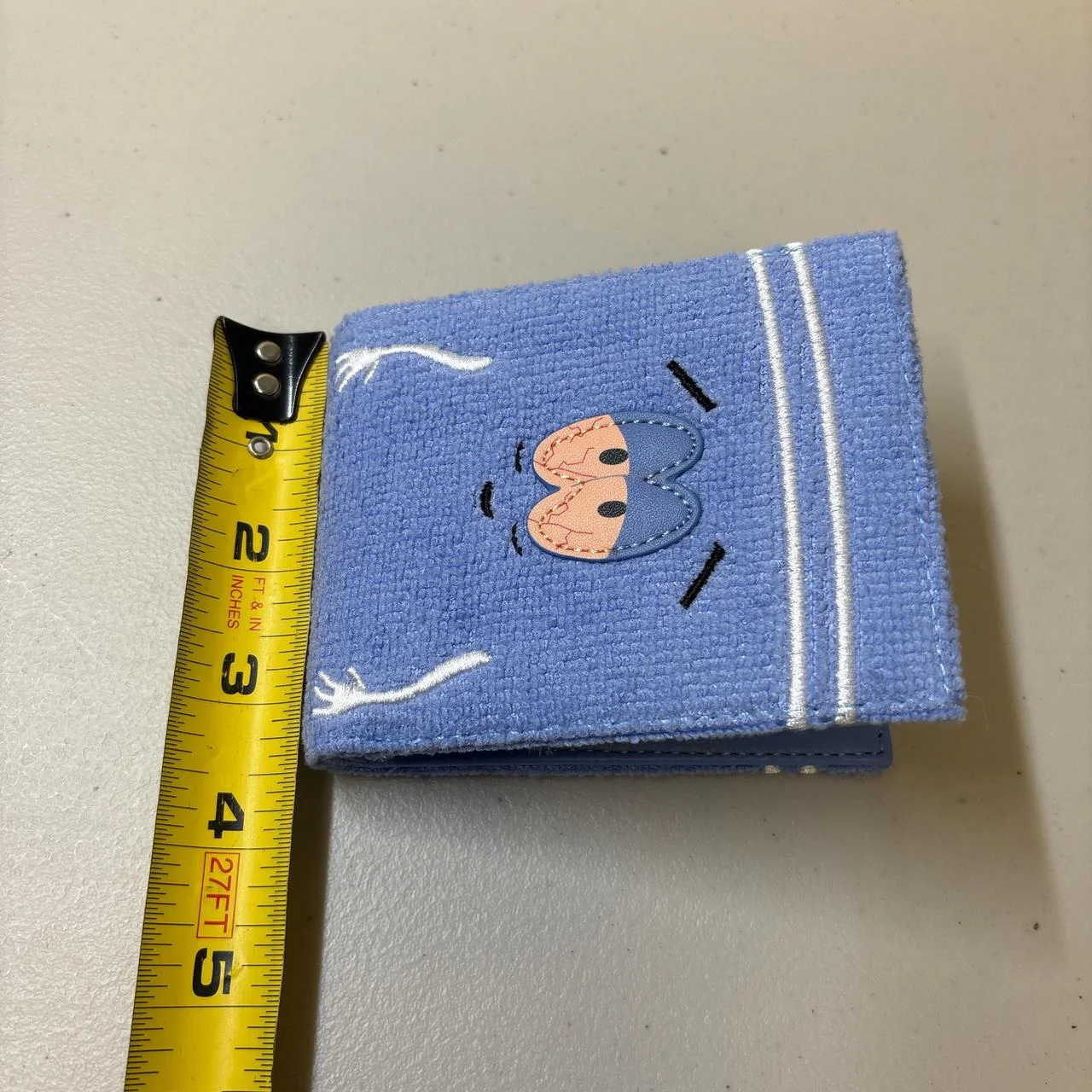 0608 - High Eyes Blue Yarn Wallet - Image 8