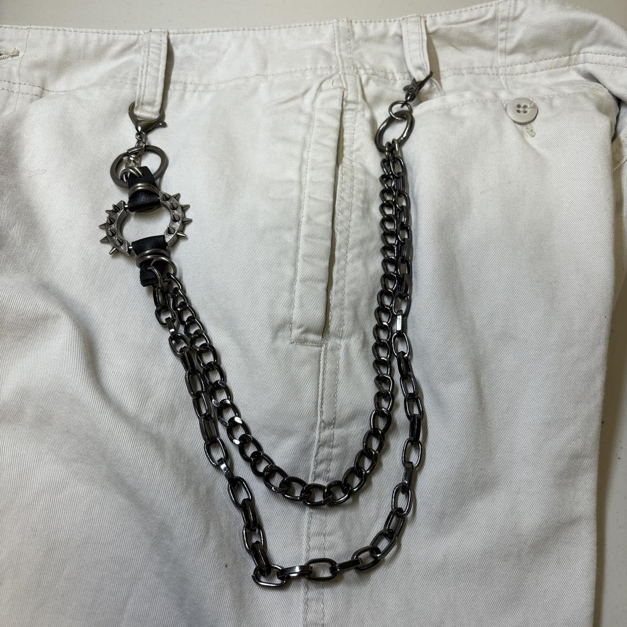 0657 - Spike Layered Dark Wallet Chain - Image 5