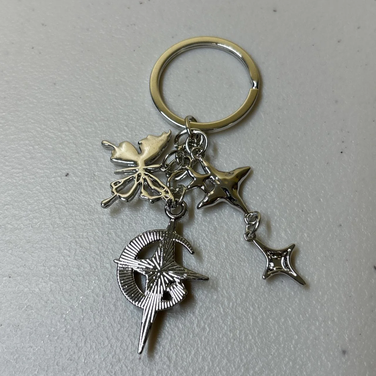 0660 - Y2K Star Rhinestone Charms Keychain - Image 3
