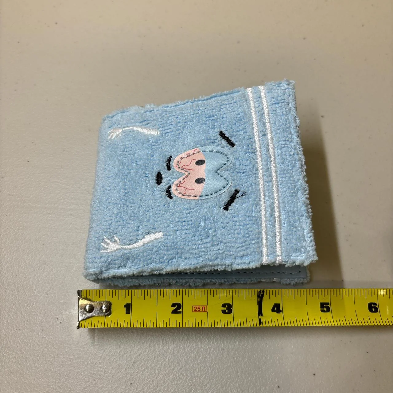 0677 - High Eyes Blue Yarn Wallet V2 - Image 7