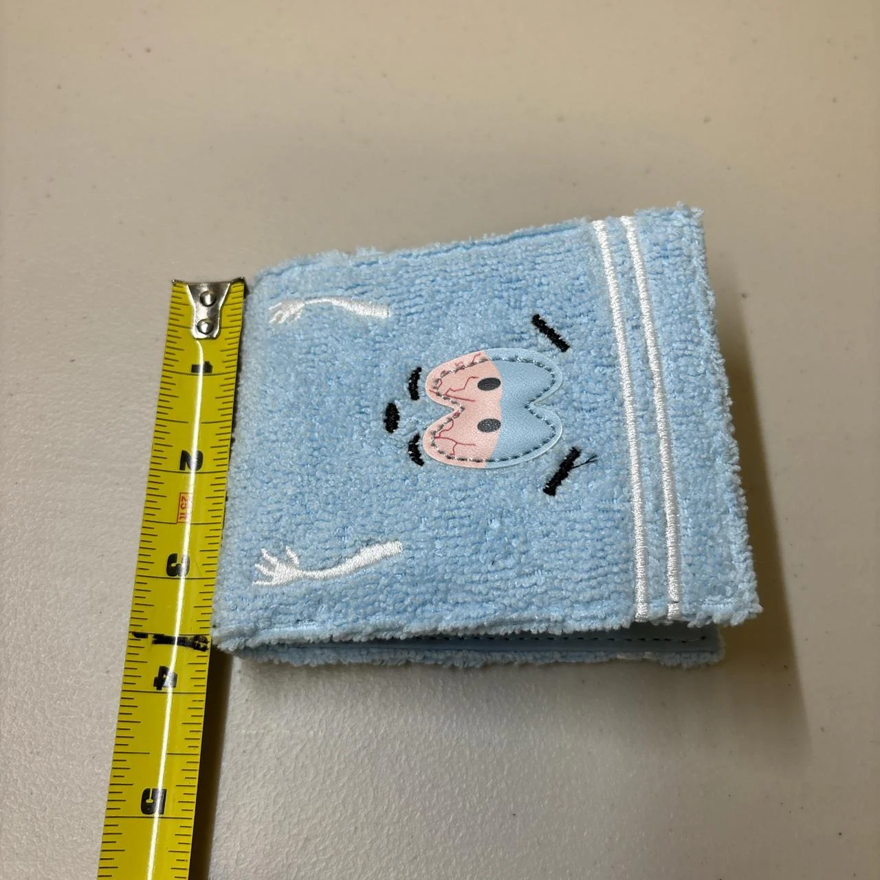 0677 - High Eyes Blue Yarn Wallet V2 - Image 8