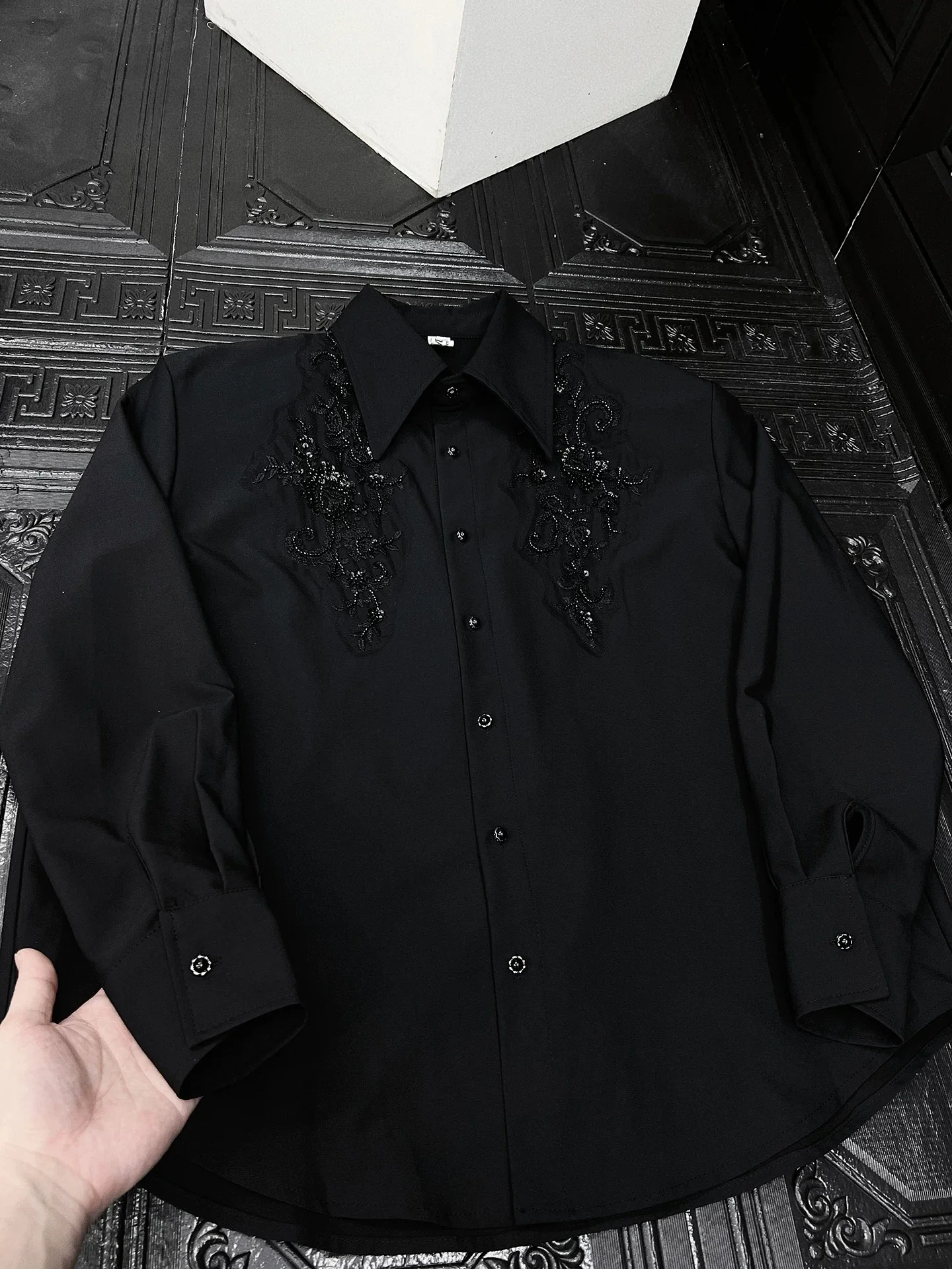 Baroque Veil Button Shirt - Image 4
