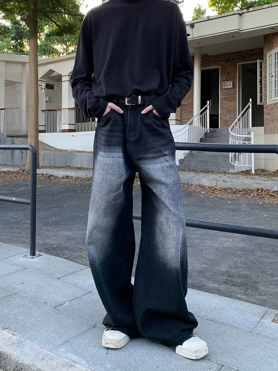 Charcoal Fade Baggy Jeans V2 - Image 2