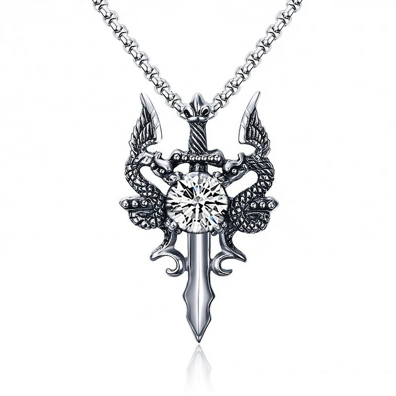 Dragon Sword Stone Necklace - Image 5