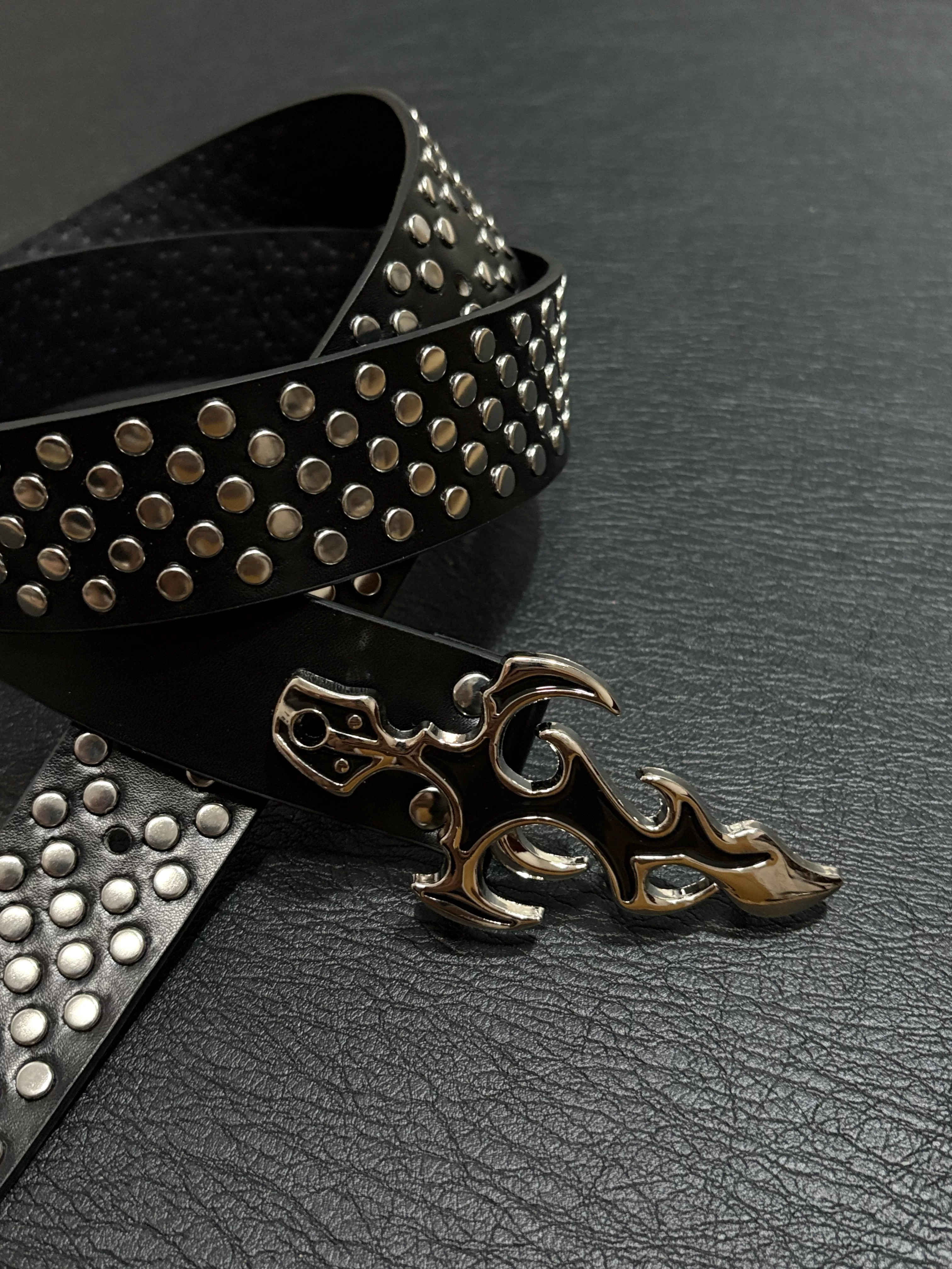 Flame Studded Belt - Image 2