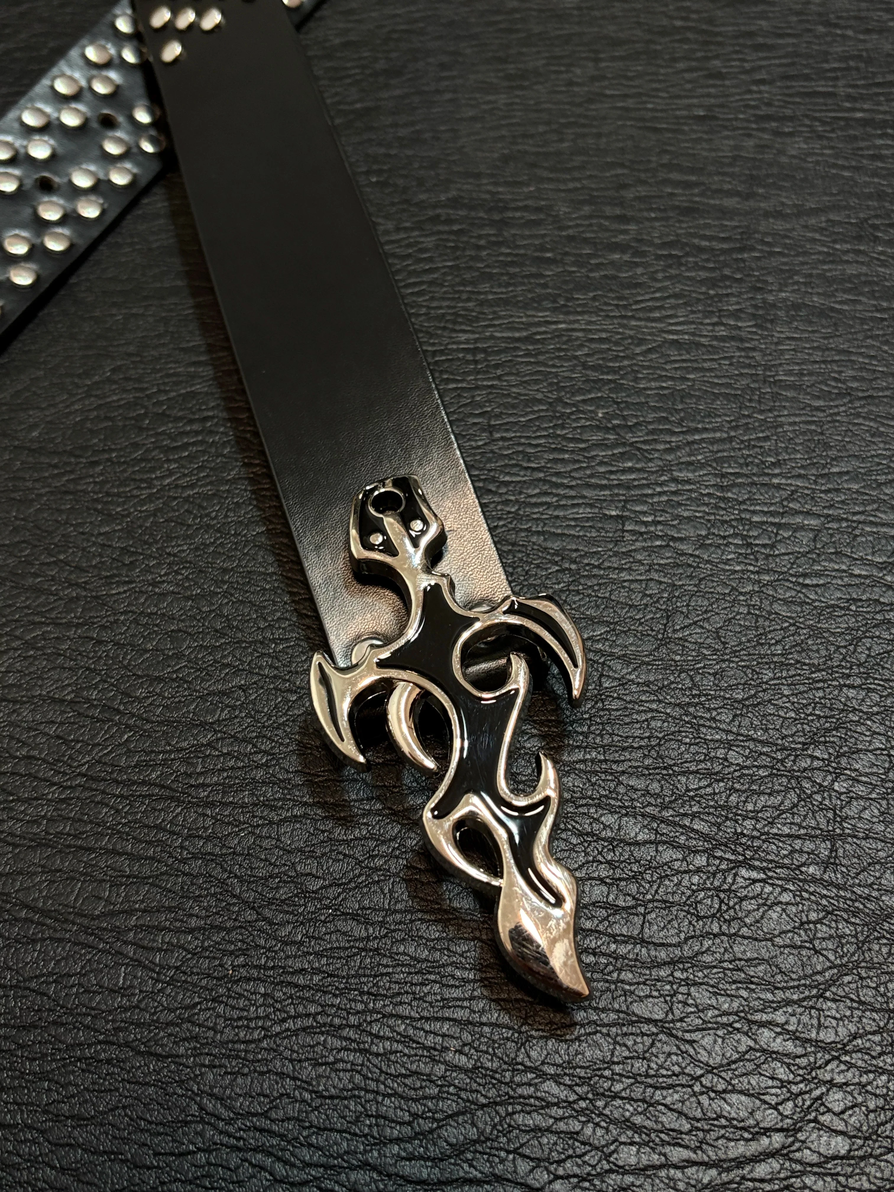 Flame Studded Belt - Image 3
