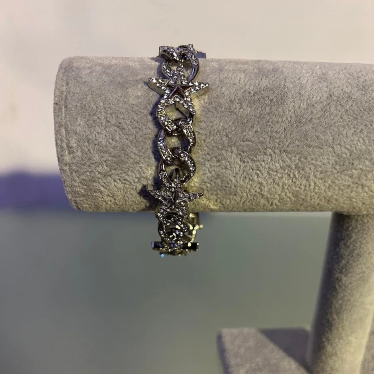 0248 - Y2K Crystal Star Bracelet - Image 4