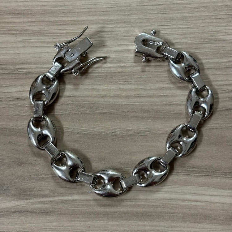 0194 - Sparkling Mariner Link Bracelet (Silver) - Image 2
