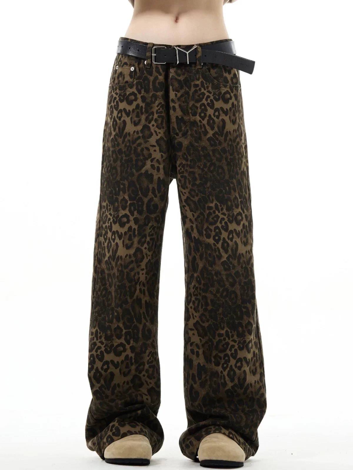Madwitch Cheetah Flare Jeans - Image 5