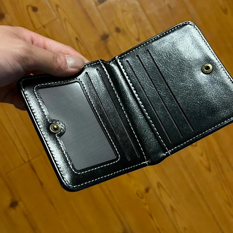 0120 - Y2K Leather Cross Wallet (black) - Image 4