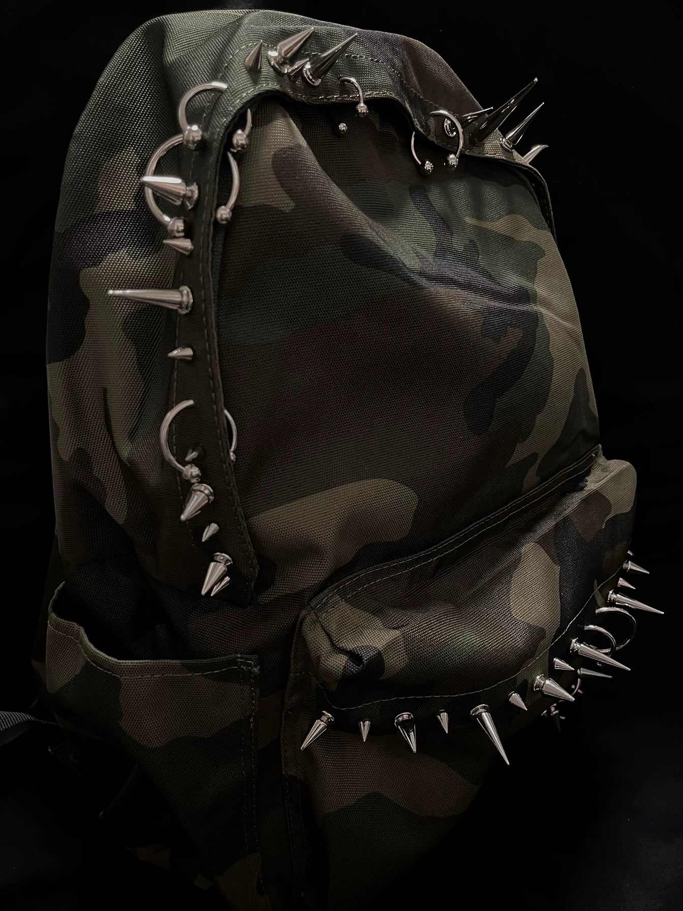 Pierced Camo Backpack - Image 3