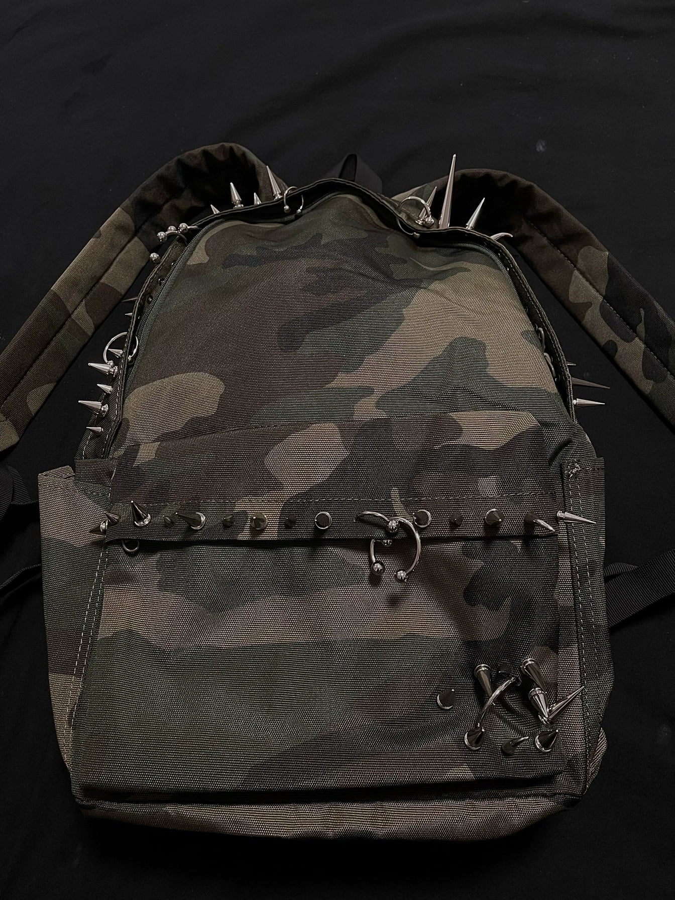 Pierced Camo Backpack - Image 5