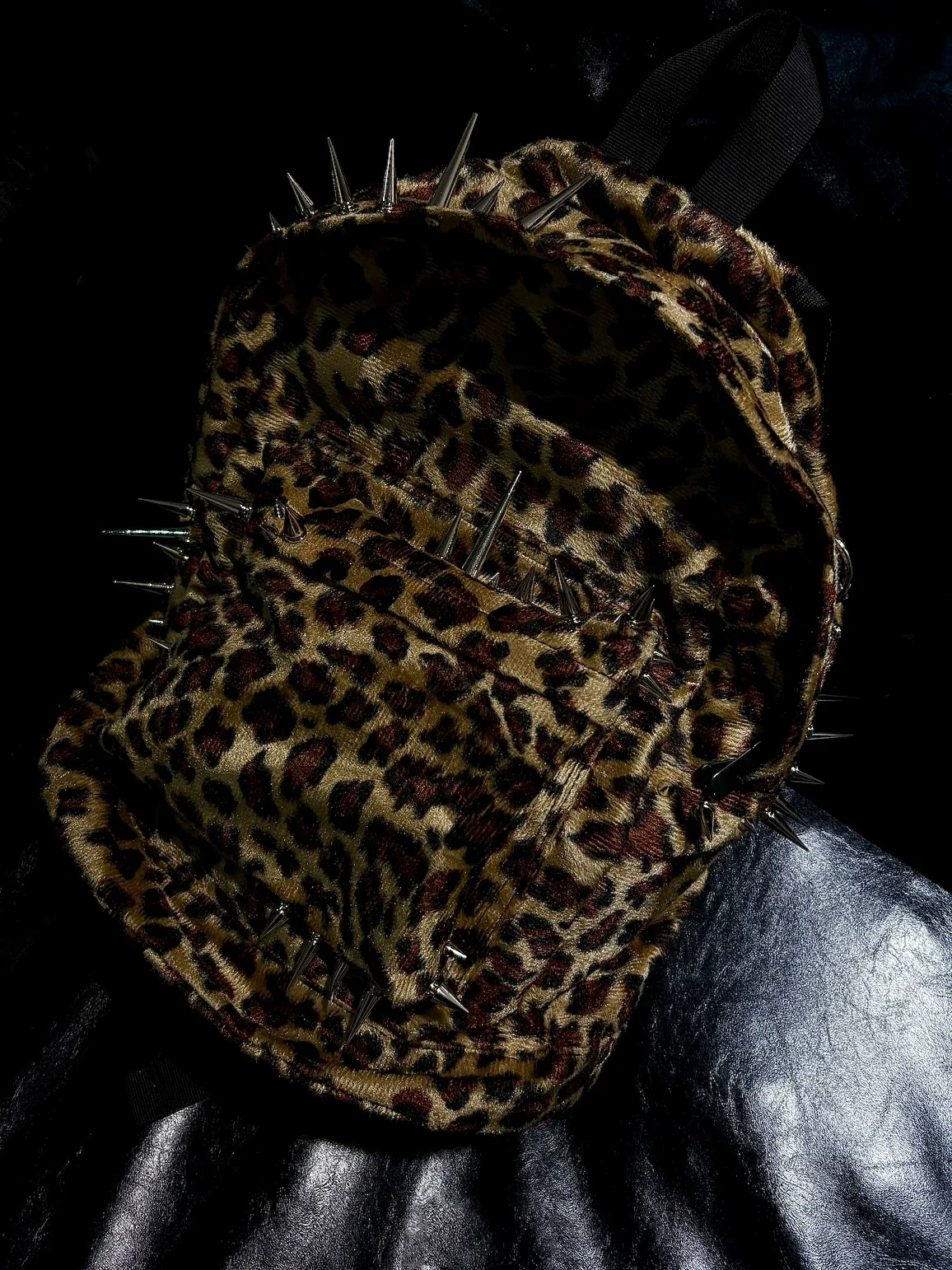 Pierced Leopard Backpack - Image 3