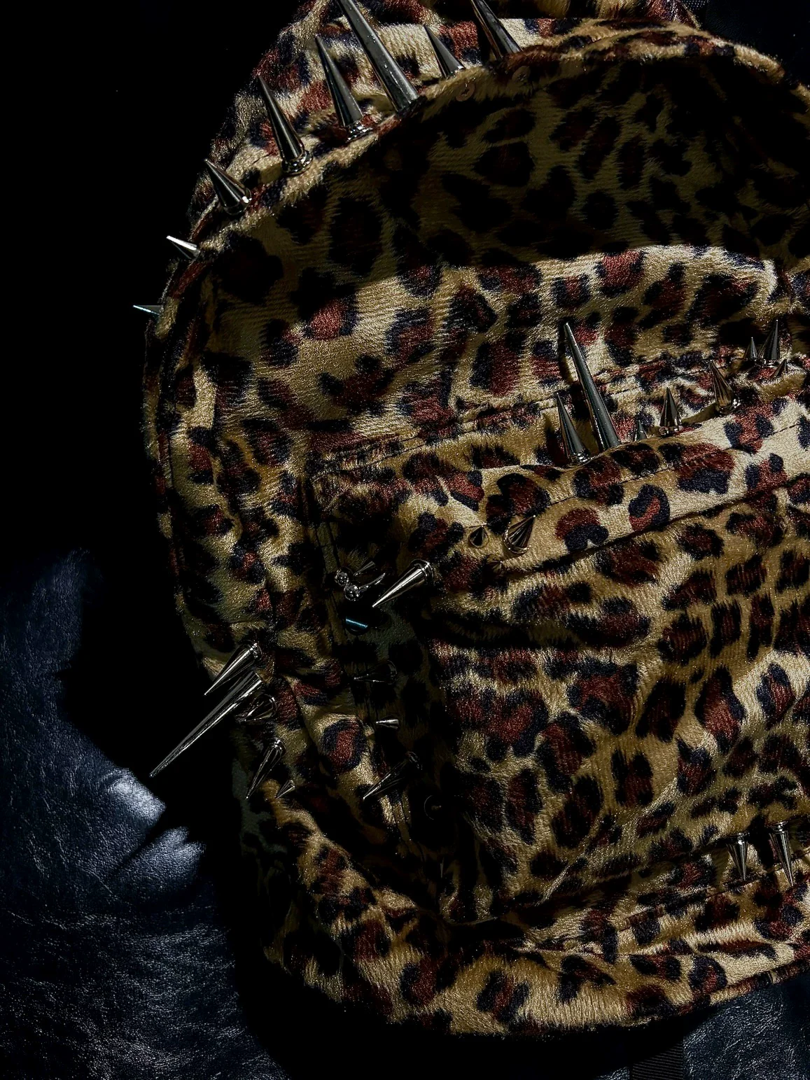 Pierced Leopard Backpack - Image 4