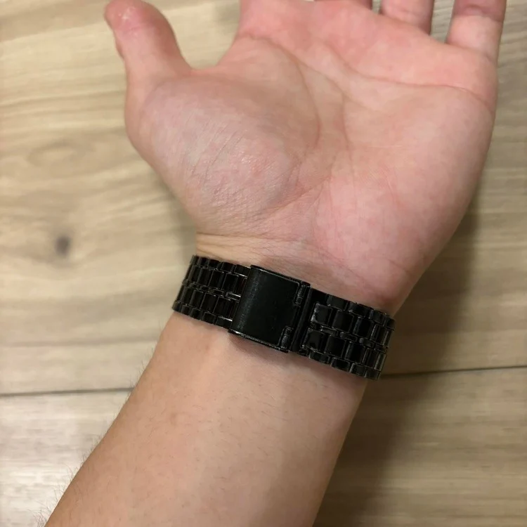 0154 - Retro Square Black Digital Watch - Image 4