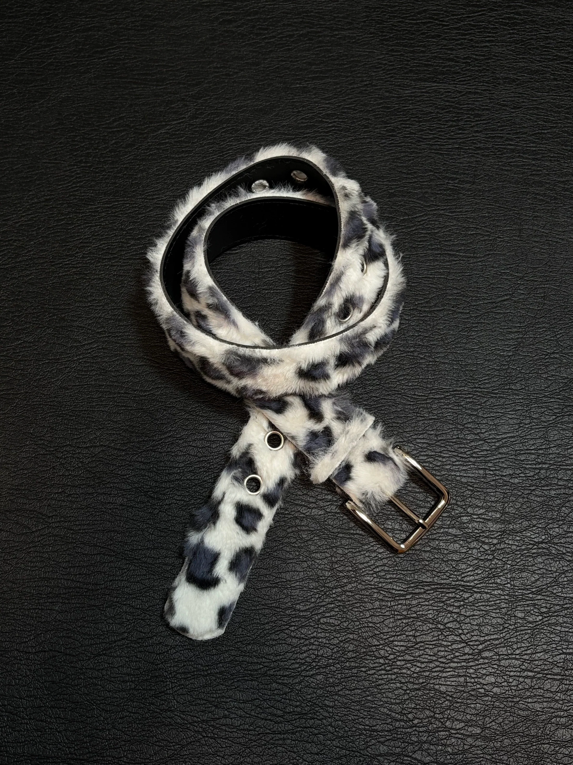 Snow Leopard Plush Belt - Image 2