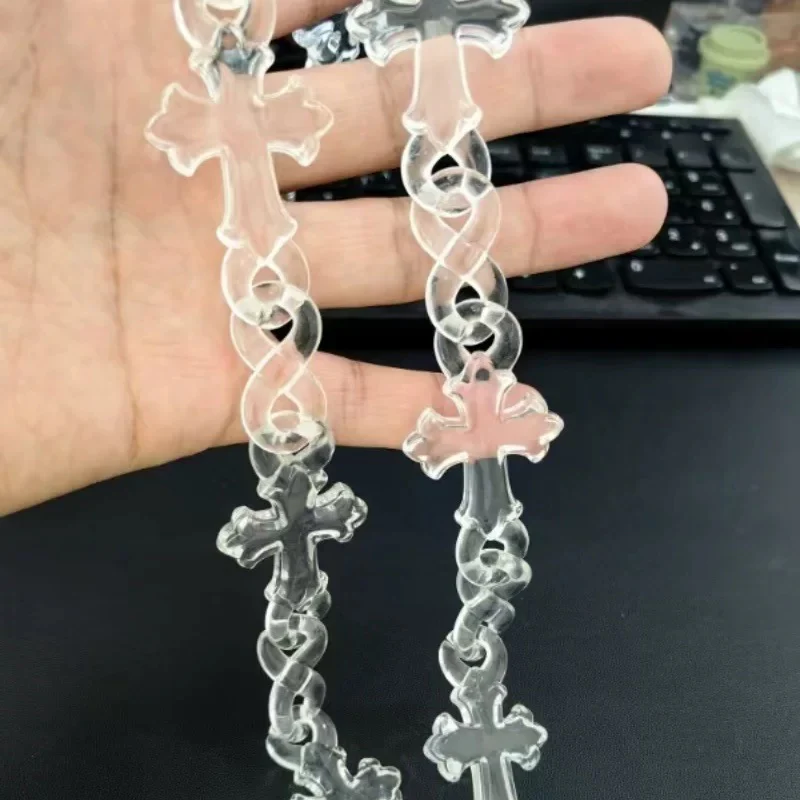 Translucent Resin Cross Chain - Image 3