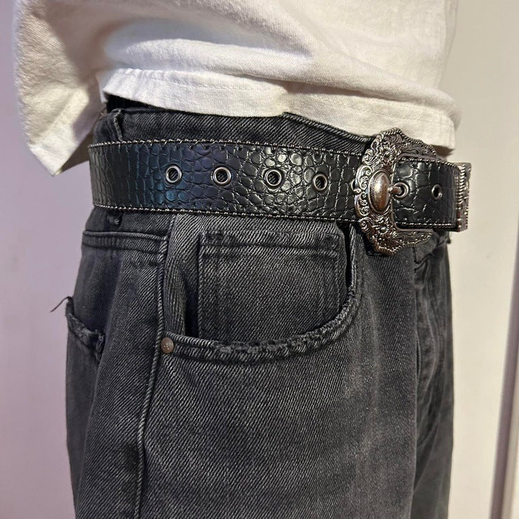 Y2K Gothic Buckle Belt - Image 3