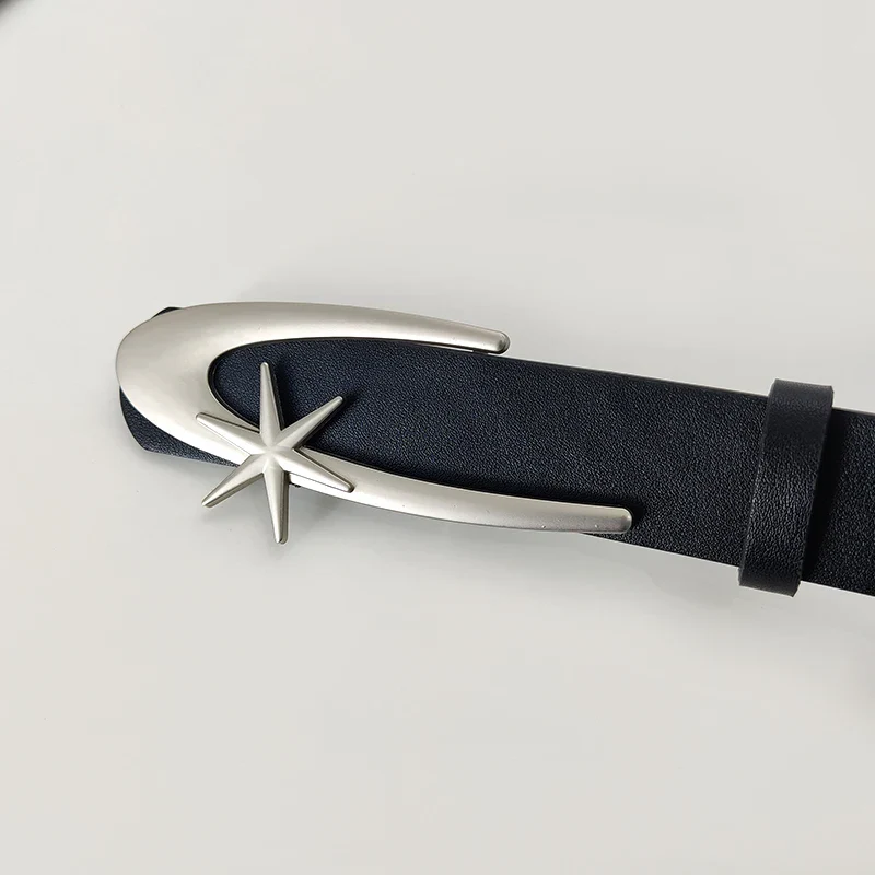 0027 - Y2k Moon Buckle Belt - Image 3