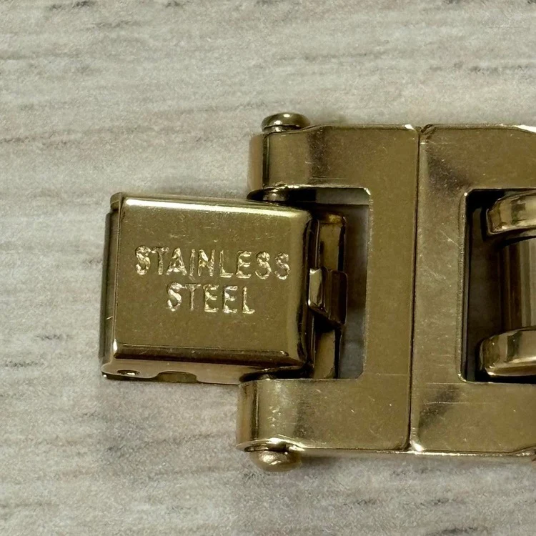0165 - Gold Bike Chain Bracelet - Image 4