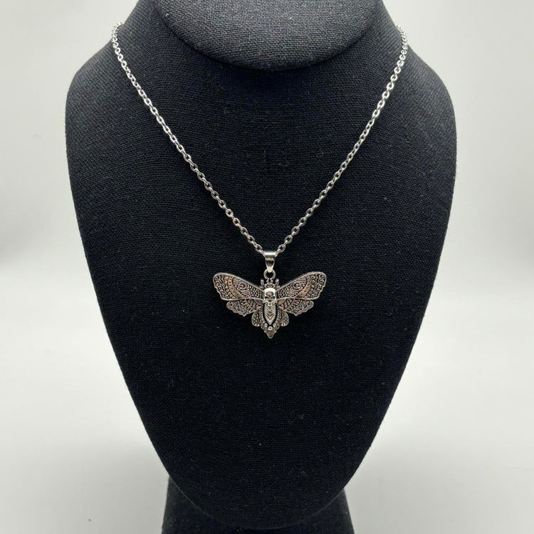 0186 - Gothic Moth Necklace - Image 4
